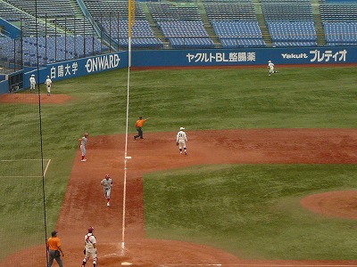 奈良産業大対早稲田大 6月15日 第61回全日本大学野球選手権大会_b0166128_2141189.jpg