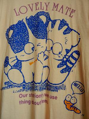 80年代イラストのtシャツ Himedaria