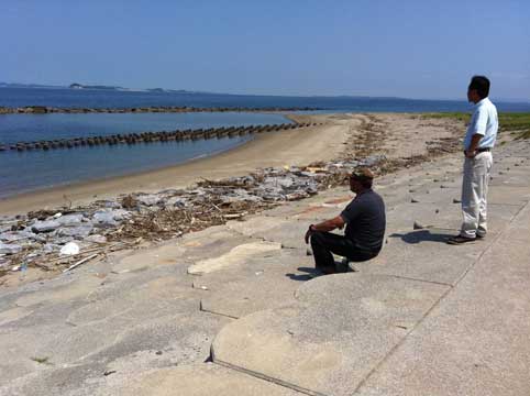 三河湾海岸一斉清掃（10/21）　その下見・・・伊良湖海水浴場・西ノ浜海岸・白谷海水浴場　_b0120982_19411996.jpg