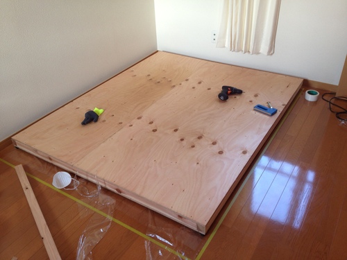 防音室を作りました 床編 続 Doodle