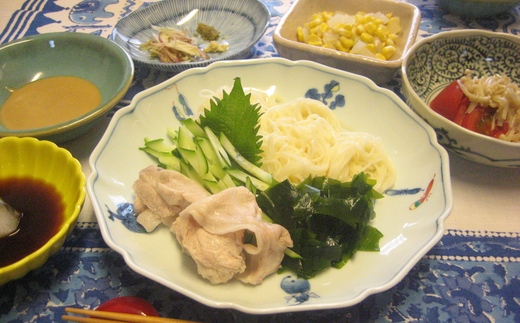 豚しゃぶ&素麺_d0031682_140193.jpg