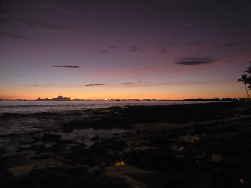 カイルア・コナの夕景_d0116009_10523198.jpg