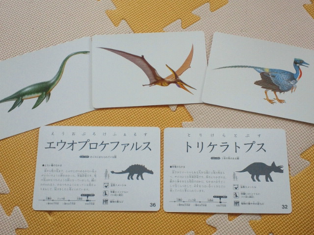恐竜カード ムサコママの育児日記