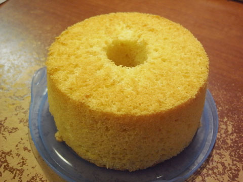 卵一個で作るミニシフォンケーキ 個食 素食 少食