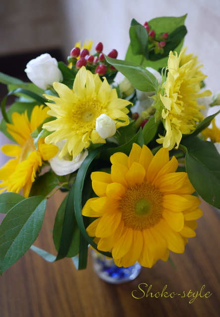 真夏のブーケ(花束)_a0135999_18115264.jpg