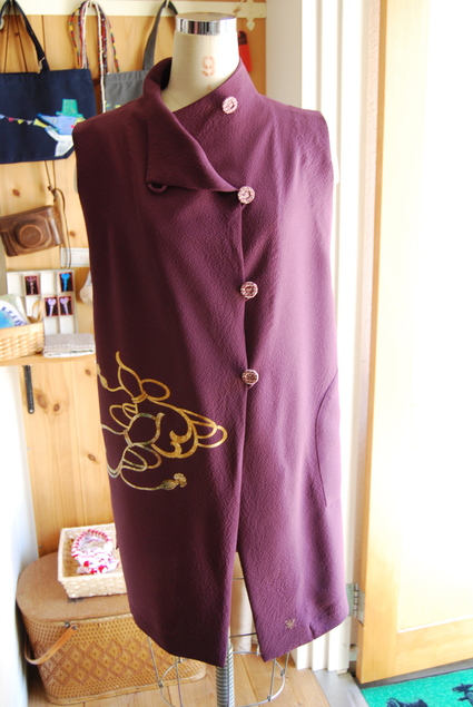 着物リメイク・ロングベスト_d0127925_12493872.jpg