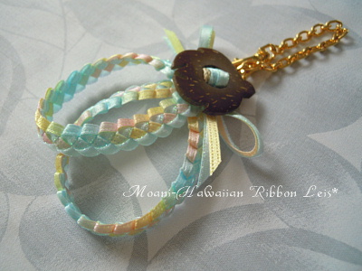 余ったリボンで小物作り Hawaiian Ribbon Leis Moani Craft