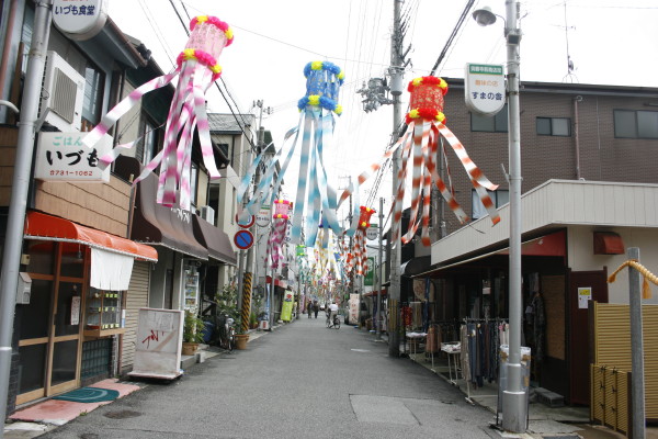 七夕の飾り　in　智慧の道（須磨寺商店街）　on　2012-7-7_b0118987_17285385.jpg