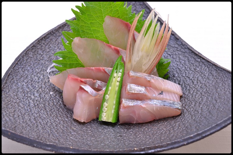 カイワリの刺身 魚と野菜と私と和ノ香