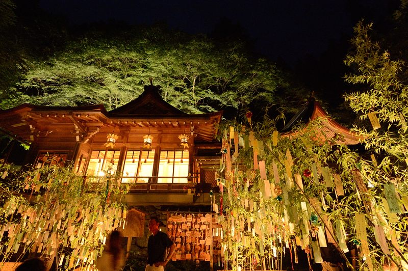 七夕笹飾りライトアップ＠貴船神社　其の一_f0032011_1917568.jpg