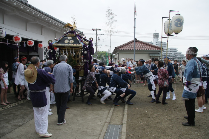 秋谷スケッチ120707　 秋谷神社お祭り AKIYA SPIRIT-3_f0156448_1995959.jpg