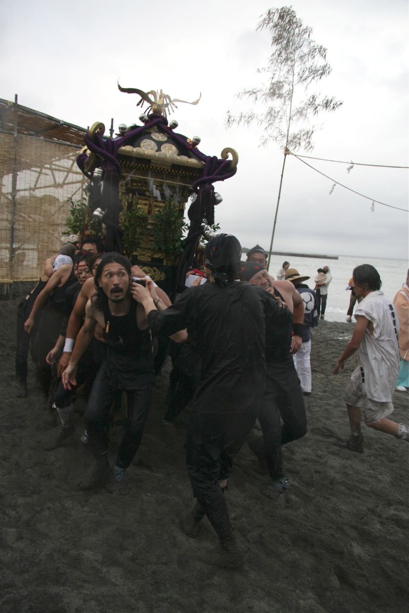 秋谷スケッチ120707　 秋谷神社お祭り AKIYA SPIRIT-2_f0156448_9574197.jpg