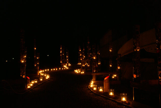 Candle night in 波根海岸（デモ）_f0214649_2152721.jpg