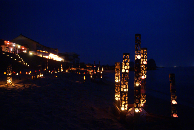 Candle night in 波根海岸（デモ）_f0214649_2153793.jpg