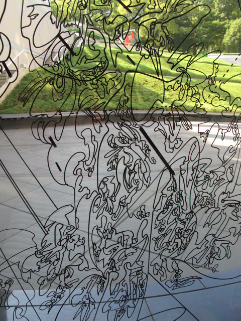 7月10日（火）窓ガラス、ラストスパート！　draw on the window_a0277588_2136337.jpg