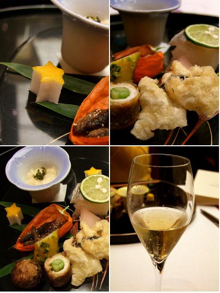 「某所 シャンパンと和食を楽しむ夕べ」_a0000029_14273640.jpg
