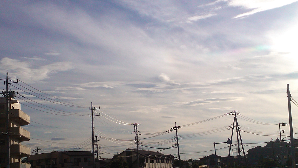 今日の雲　そして日は暮れて　　－　7月11日　－_e0249878_1261311.jpg