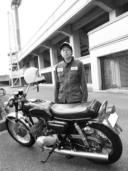 水澤 航 & kawasaki 500SS MACH3(2012 0618)_f0203027_11124336.jpg