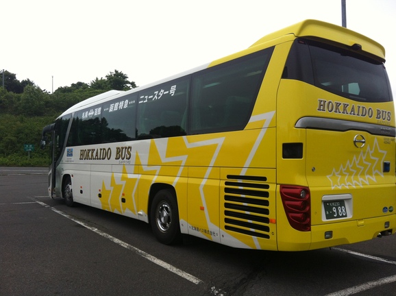 函館特急ニュースター号に乗ってます 車内から 退社後ティータイム Taisyago Teatime