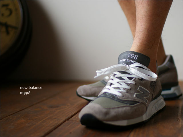 New Balance[ニューバランス] MADE IN USA M998 GY [GRAY] MEN'S : refalt blog