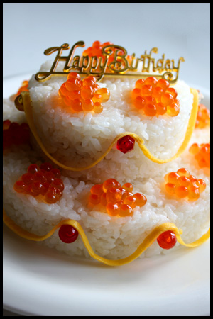2歳お誕生日パーティー はケーキのお寿司とetc ビジュアル系フード