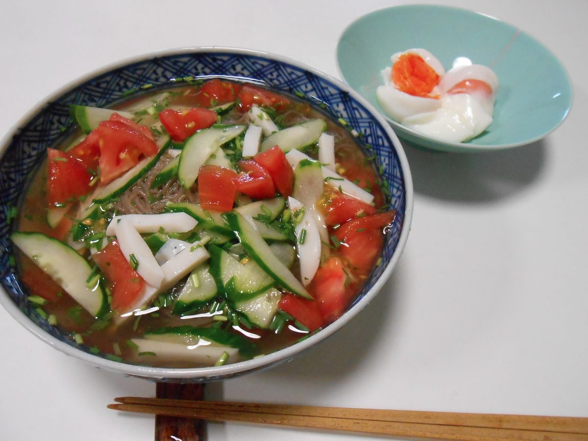 平壌冷麺に温玉_a0095931_23292475.jpg