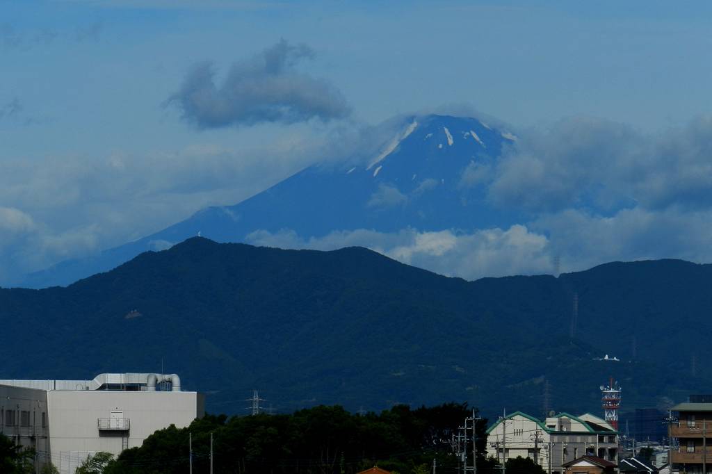 カワセミ若鳥のバトル/今朝早朝の天体ショー/今朝の富士山_b0024798_104725.jpg