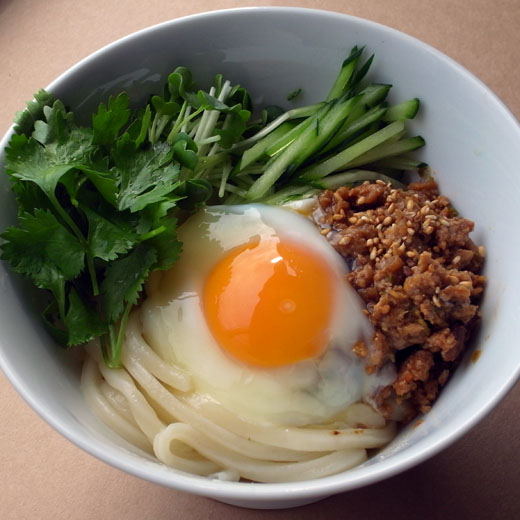 冷やし肉味噌うどん ツジメシ プロダクトデザイナー ときどき料理人