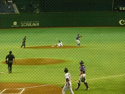 明治安田生命対伯和ビクトリーズ 7月15日 第83回都市対抗野球_b0166128_15295048.jpg