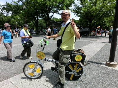 ７月１６日代々木公園で「はつでんチャリダー」_f0019247_11434788.jpg