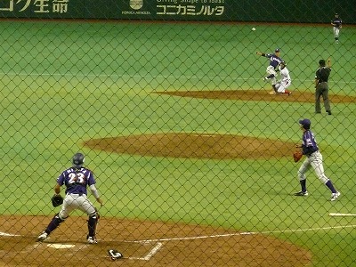 明治安田生命対伯和ビクトリーズ 7月15日 第83回都市対抗野球_b0166128_1024014.jpg