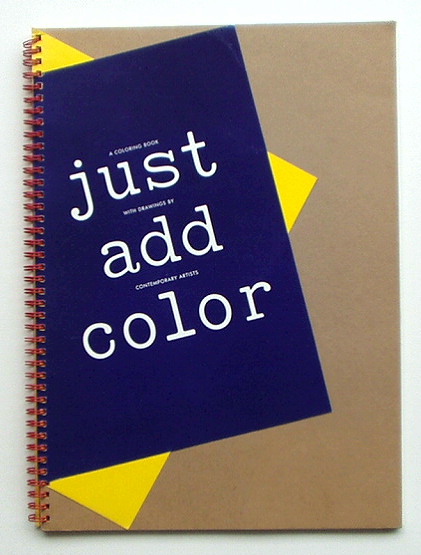 コンテンポラリー・アーテイストの塗り絵本「just add color」（1991）_a0155815_17221158.jpg