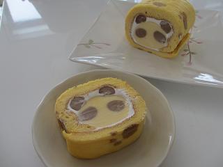 切っても切ってもパンダちゃんこんにちは のパンダロール完成 アレも コレも 切っても切ってもパンダちゃんこんにちは のパンダロール完成 アレも コレも