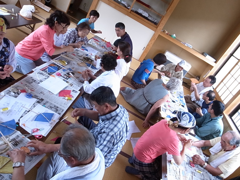 蒼穹鈴ワークショップの様子 津南町 越後田中 足滝 編_d0067943_116165.jpg
