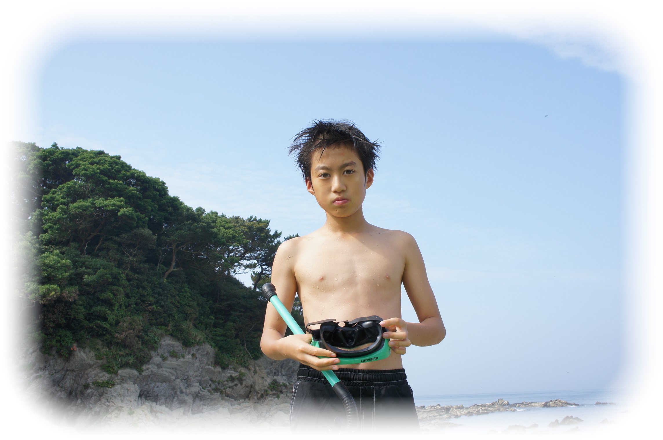 夏のひと休み(^^♪海へ_c0169360_1741514.jpg