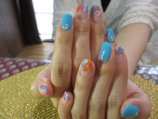 お客様Nail_a0207547_2127463.jpg