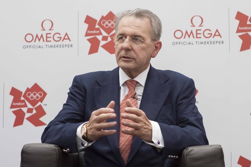 ロンドン大会公式計時のオメガがIOC会長とともに記者会見_f0039351_10372736.jpg