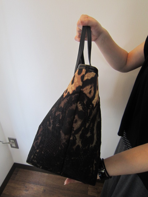 クーラ / COOLA    アンティークレース レオパードBAG (M) R_e0076692_18495084.jpg