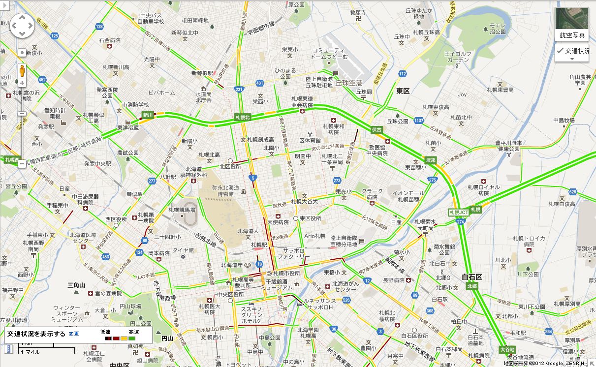 Googleマップでリアルタイム交通状況_c0025115_19305328.jpg