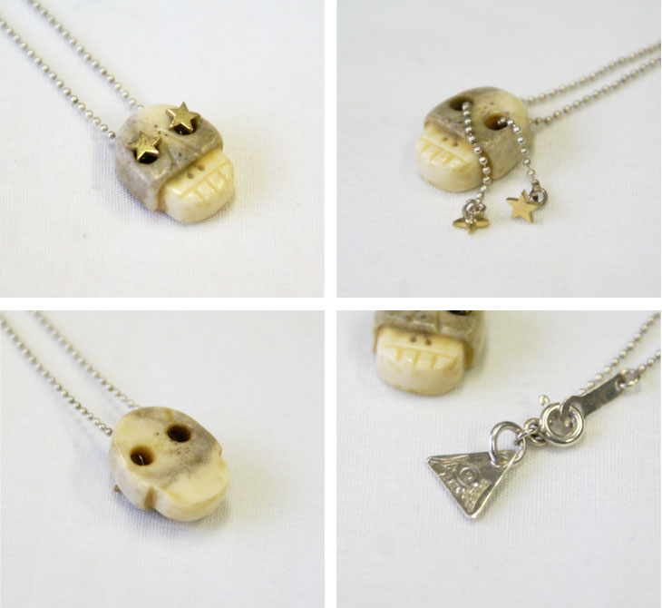 B.M.T / BLIND MAN TOGS(ブラインドマントグス)Horn Skull Necklace_e0182720_17211749.jpg