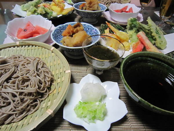 お蕎麦の晩ごはん_c0218879_21414910.jpg