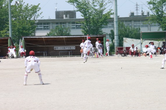 全中大阪予選準決勝　久米田対岸城_b0249247_2021275.jpg