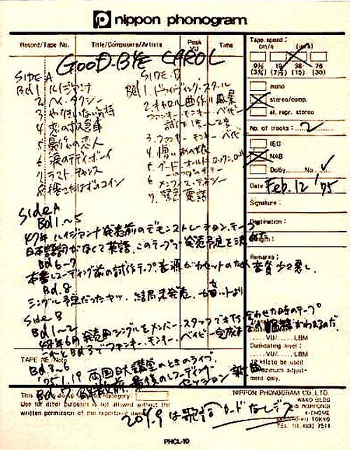 ●キャロル 全シングル&アルバム_b0033699_19314876.jpg