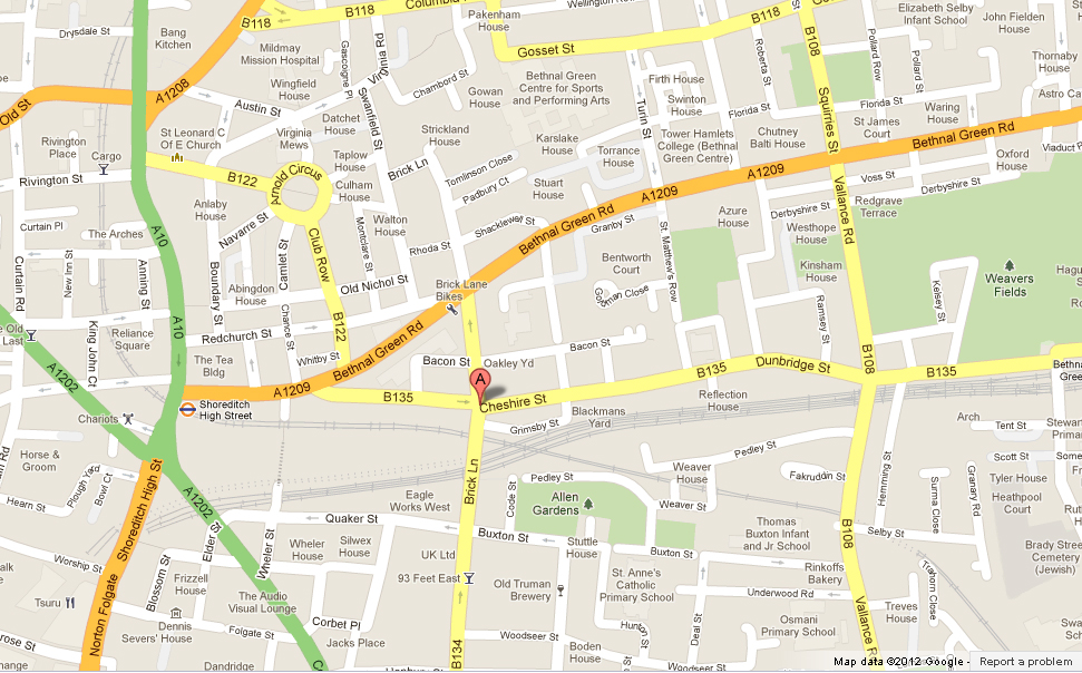 英語で表示するGoogle map : LonlonDondon*** ロンドンのアート＆デザイン