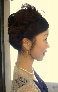 ヘアーアップと浴衣の着付け_a0123703_164409.jpg