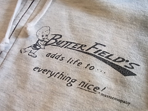 GAIJIN MADE / BUTTER FIELD\'S スウェット ZIP パーカー_f0139457_1742237.jpg