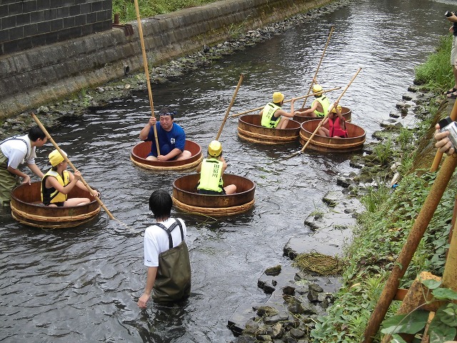 「北島！がんばれ！」と川で泳いだ「田宿川たらい流し川祭り」だったが･･･。_f0141310_6261362.jpg