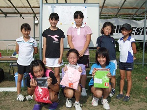 小学生女子 中学生生男子 結果 ホップステップ テニスはジャンボ 小学生女子 中学生生男子 結果 ホップステップ テニスはジャンボ
