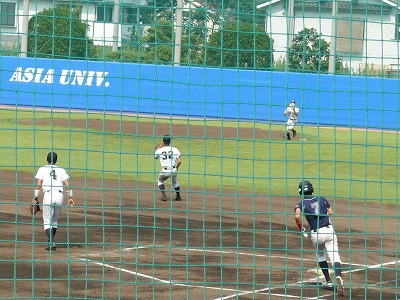 上武大対亜細亜大　７月２９日　オープン戦　後半_b0166128_1752250.jpg