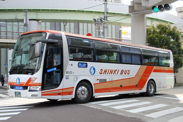 神姫バス Bkg エアロエース 5437 撮影劇場 神姫バス Bkg エアロエース 5437 撮影劇場